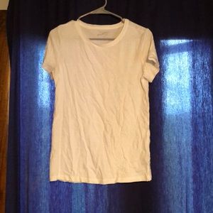Plain white tee